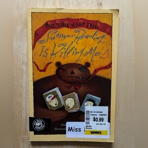 🖤5 for $20 - The Time Warp Trio - SUMMER READING IS KILLING ME! by Jon Scieszka